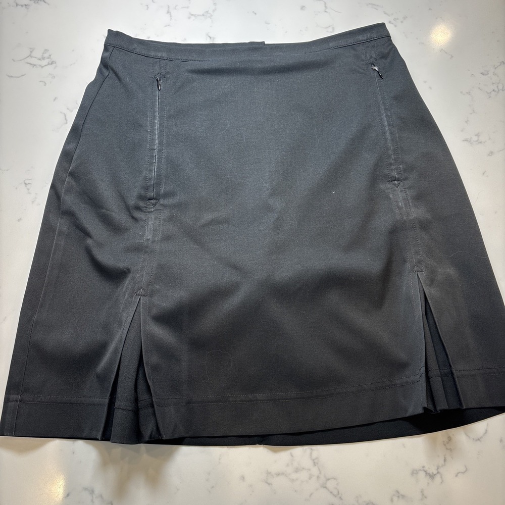 Tail Skort Skirt Golf Tennis‎ Black Pockets Stretch Women's Sz 2 Pickleball
